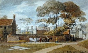 Calton Hill, Edinburgh - The Register House by John Harden