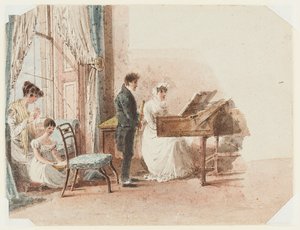 Hall interior, 1827