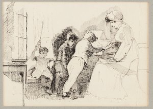 Jessy, Robert, Joseph and Sophie, 1818 by John Harden