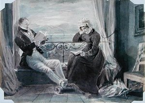 Robert Allan Harden and His Mother, Jessy Harden at Ouchy by John Harden