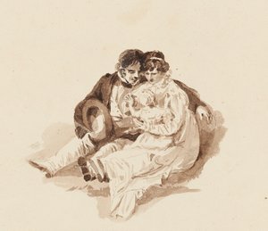 Tom & Christine with baby by John Harden