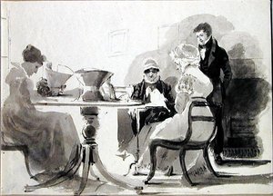 Women Making Bonnets by John Harden