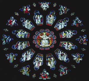 West rose window