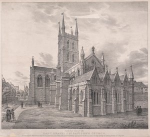 South East View of the Lady Chapel of St. Saviour