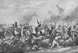 The 3rd Light Dragoons at Chillienwallah by John Harris Junior