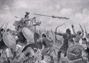 A Roman Battle with the Volscians by John Harris Valda