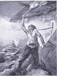 A Frontier Incident from the Balkans War 1912, from Hutchinson