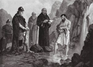 Baptism of Boris I, 864 by John Harris Valda