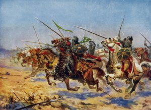 Cavalry of Shahrbaraz charging