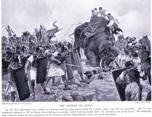 The Battle of Zama 203 BC by John Harris Valda