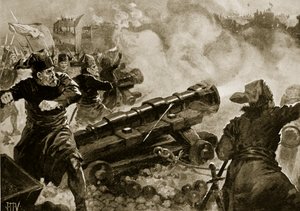 The Siege of Constantinople by the Turks, Illustration from 