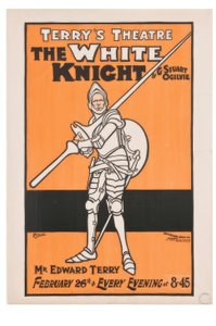 Terrys Theatre. The White Knight / J. Hassall / Poster, 1898 by John Hassall