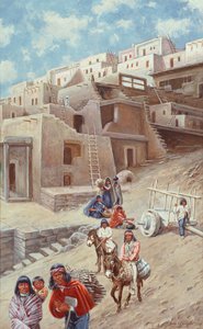 Pueblo Village by John Hauser