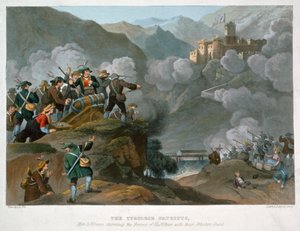 The Tirolese Patriots Storming the Fortress of Kuffstein with Their Wooden Guns, 1816 by John Heaviside Clark