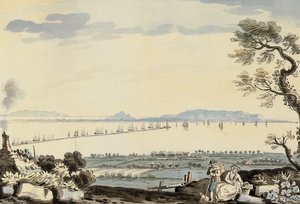 View of Dublin Bay and Harbour, Hill of Howth by John Henry Campbell