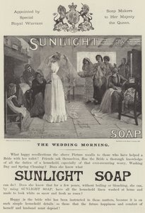 Advertisement, Sunlight Soap by John Henry Frederick Bacon