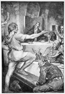 Beowulf Replies Haughtily to Hunferth