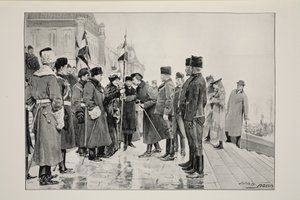 Lady Minto Presenting Colours to Herchmer