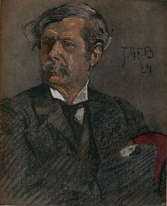 Portrait of Alfred East by John Henry Frederick Bacon