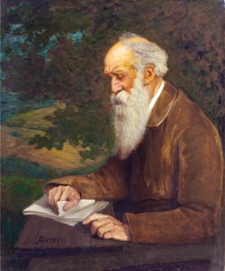 Portrait of the Poet Henry Wadsworth Longfellow by John Henry Niemeyer