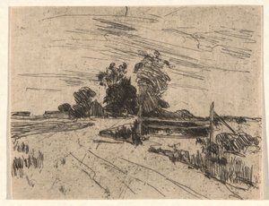 Road with Fence by John Henry Twachtman