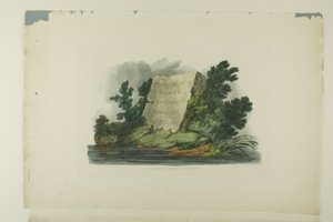 Title Page, Vignette, and Plate One of the First Number of Picturesque Views of American Scenery