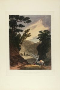 View Near the Schuylkill Falls, Pennsylvania, Plate Five of the First Number of Picturesque Views of American Scenery