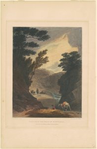 View Near the Falls of Schuylkill by John Hill, after Joshua Shaw