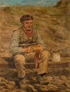 Workman Eating Lunch, 1886-87 by John Hodgson Campbell