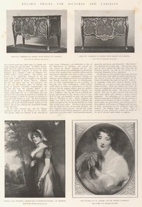 Record Prices for Pictures and Cabinets