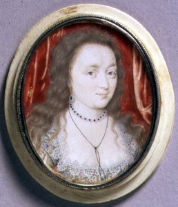 Portrait Miniature of Lady Cecilia Neville by John Hoskins