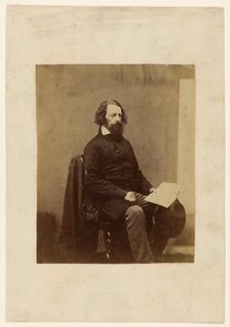 Alfred, Lord Tennyson by John Jabez Edwin Mayall