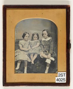 Portrait of Three Children by John Jabez Edwin Mayall