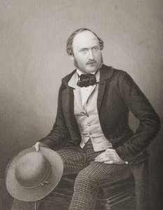H.R.H. Prince Albert (1819-61) Prince Consort of Great Britain and Ireland, engraved by D.J. Pound from a photograph, from 