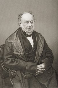 James Brownlow William Gascoigne-Cecil, 2nd Marquess of Salisbury, engraved by D.J. Pound from a photograph, from The Drawing-Room of Eminent Personages, Volume 2, published in London, 1860 by John Jabez Edwin Paisley Mayall
