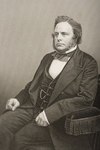 John Bright (1811-89) engraved by D.J. Pound from a photograph, from 