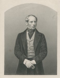 Sir John Somerset Pakington engraved by D.J. Pound from a photograph, from 