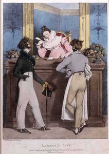 La Dame du Cafe by John James Chalon