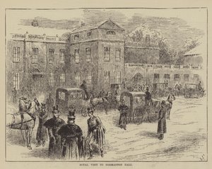 Royal Visit to Normanton Hall by John Jellicoe
