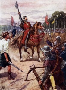 William Wallace at the Battle of Falkirk, Scotland by John Jellicoe
