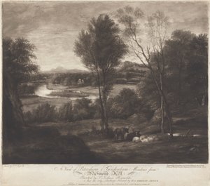 A View of Petersham & Twickenham Meadows from Richmond Hill by John Jones
