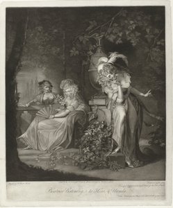 Hero and Ursula Being Overheard by Beatrice