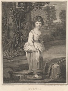 Lady Gertrude Fitzpatrick as Sylvia by John Jones