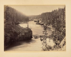 Rapids of the Yellowstone Above the Falls by John K. Hillers