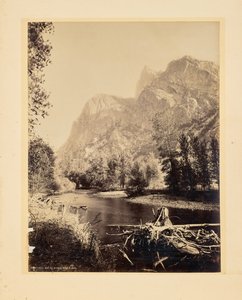 Sentinel Rock, Kings River, California by John K. Hillers