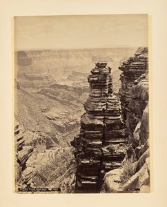 Shini-Mo Altar from Brink of Marble Canyon, Colorado River