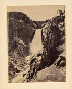 Yellowstone Falls by John K. Hillers