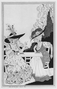 Illustration for The Way of the World by William Congreve by John Kettelwell