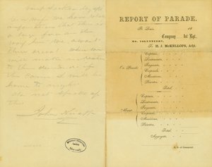 Letter from John Knapp, Camp Jackson, to his wife, May 10, 1861 by John Knapp