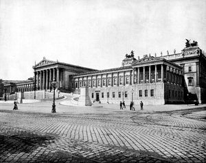 Houses of Parliament, Vienna by John L. Stoddard